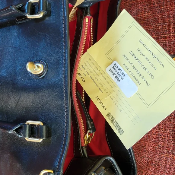 Dooney and Bourke Black Perry Satchel - Picture 14 of 14